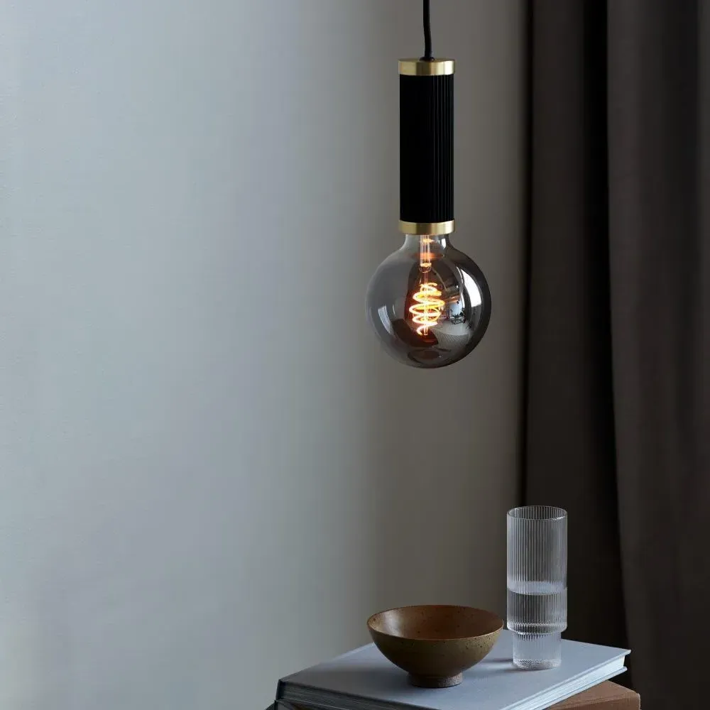 Pendant Light - Black, Brass image