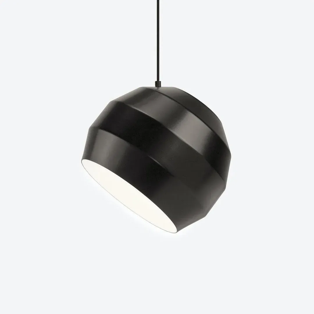Pendant Light with Adjustable Shade - Black, Aluminium image