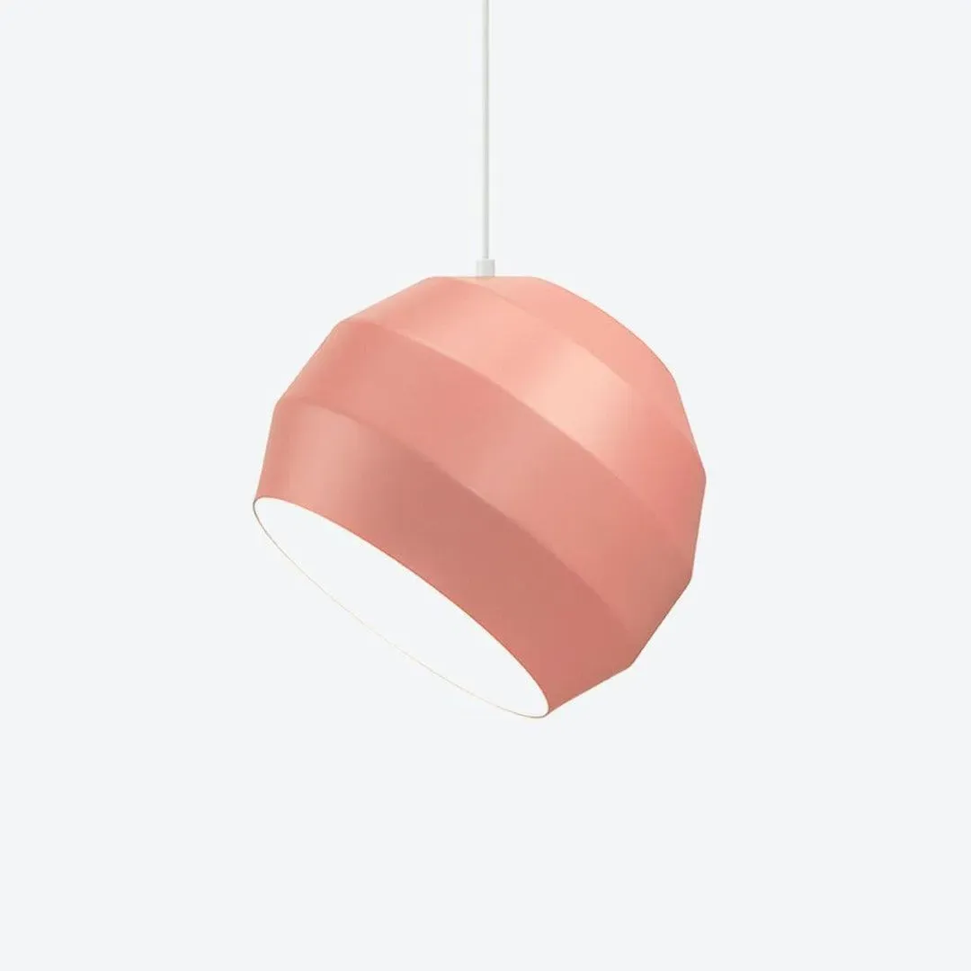 Pendant Light with Adjustable Shade - Coral, Aluminium