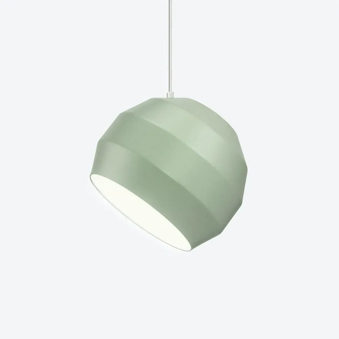 Pendant Light with Adjustable Shade - Green, Aluminium