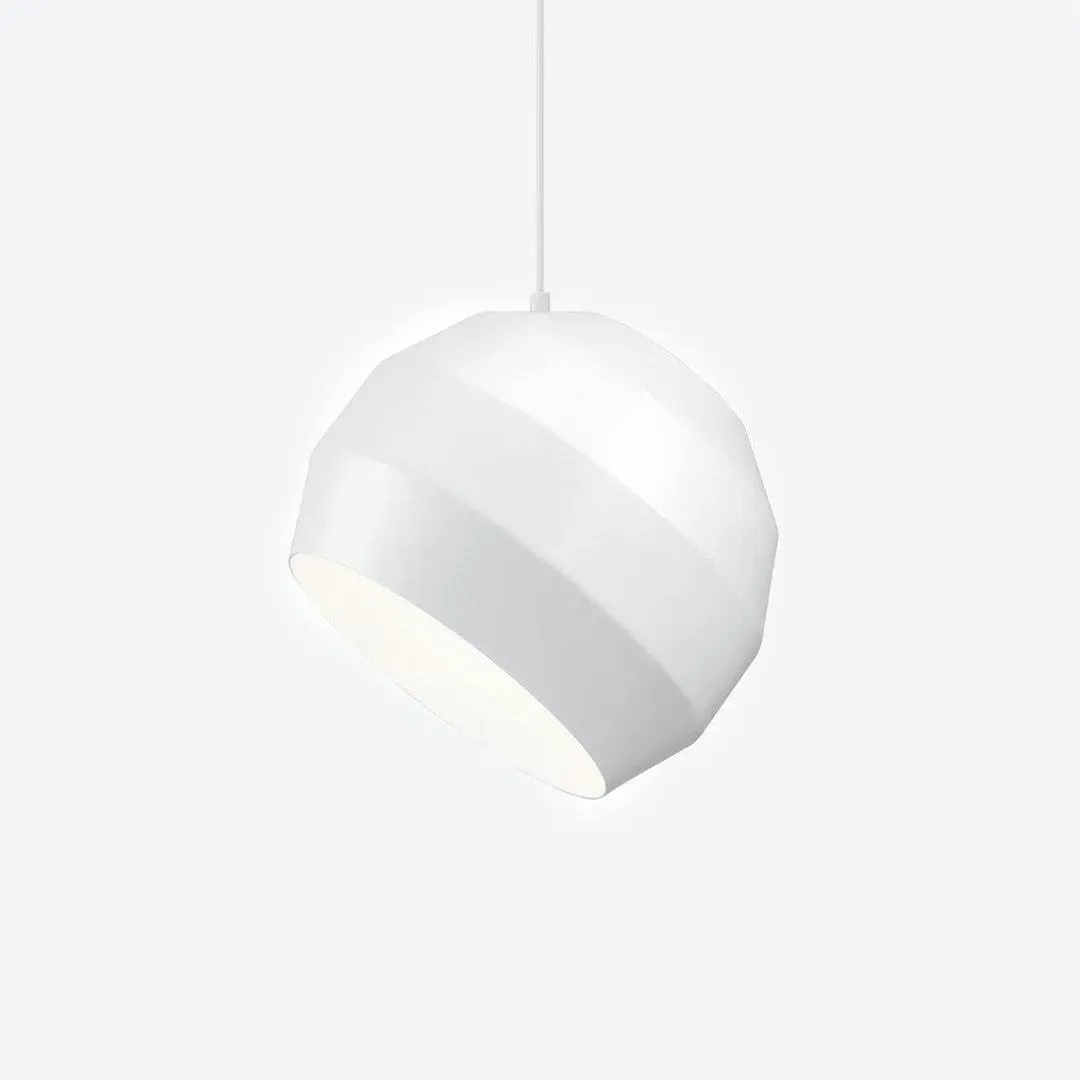 Pendant Light with Adjustable Shade - White, Aluminium