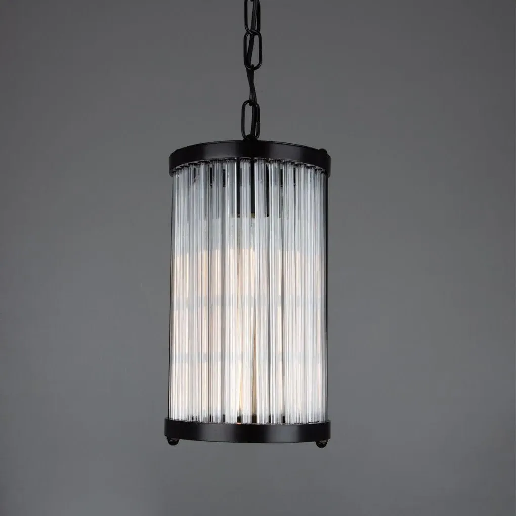Petite Pendant Light with Glass Rods - Glass image