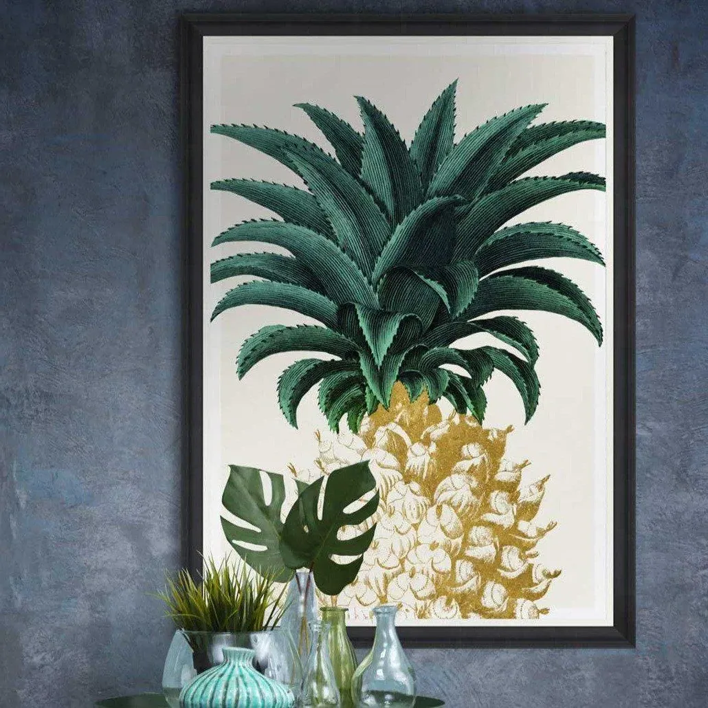Pineapple Sweet Framed Wall Art - Tropical Print