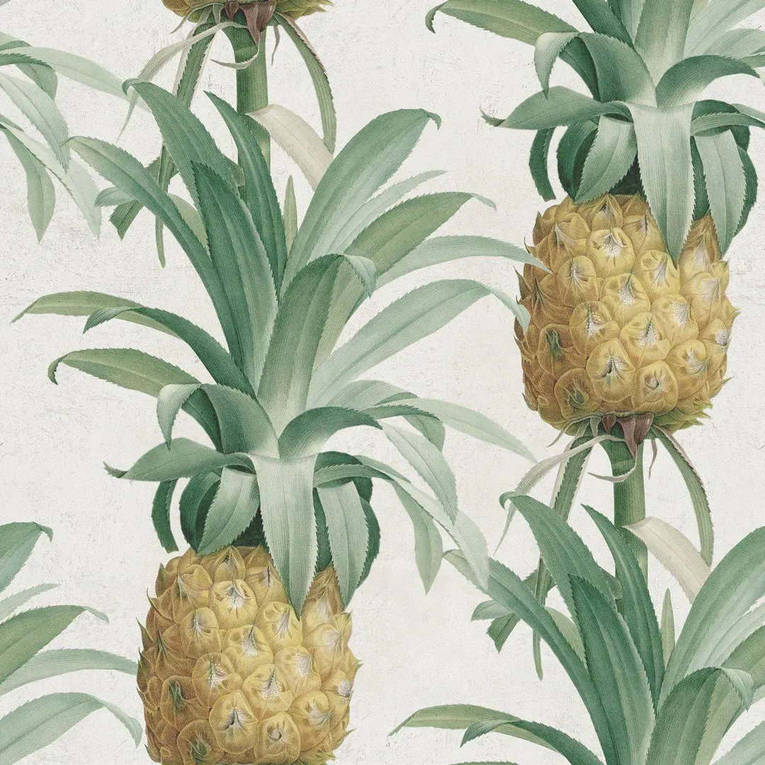 Pineapple Wallpaper Roll - Tropical Pattern