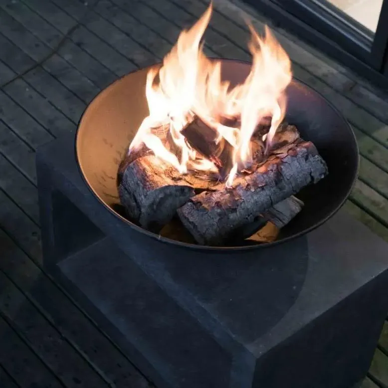 Rectangle Console Fire Pit - Granite