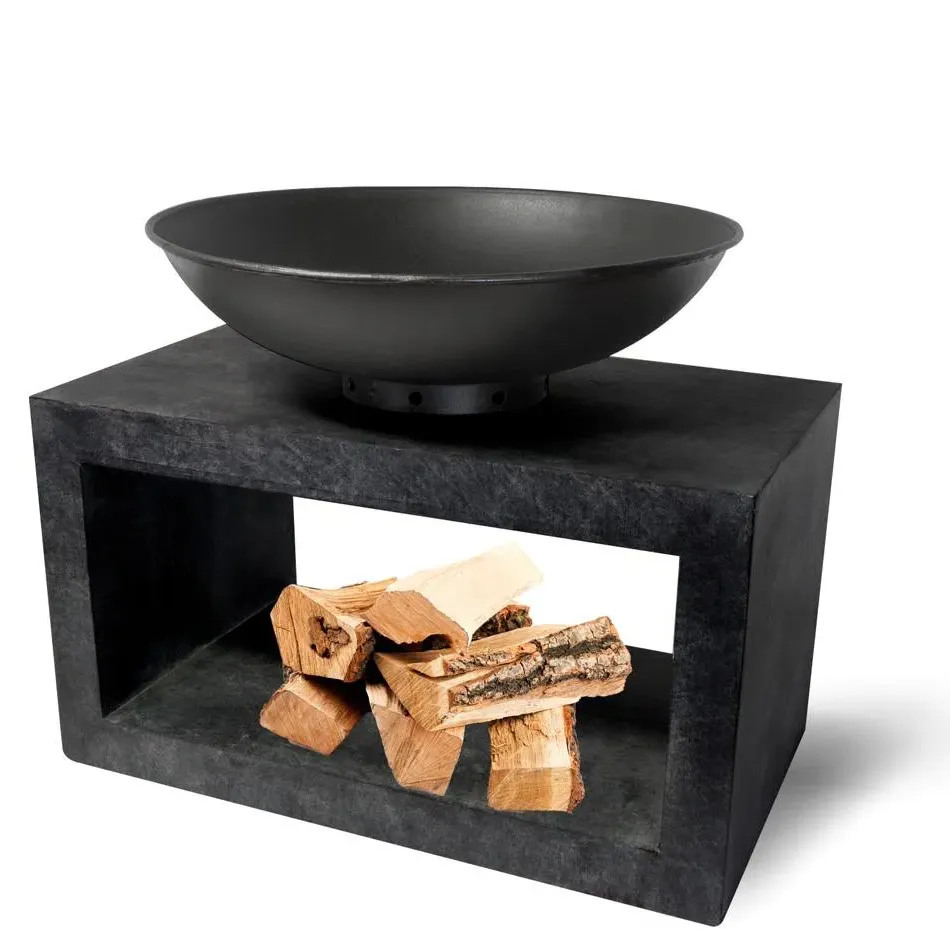 Rectangle Console Fire Pit - Granite