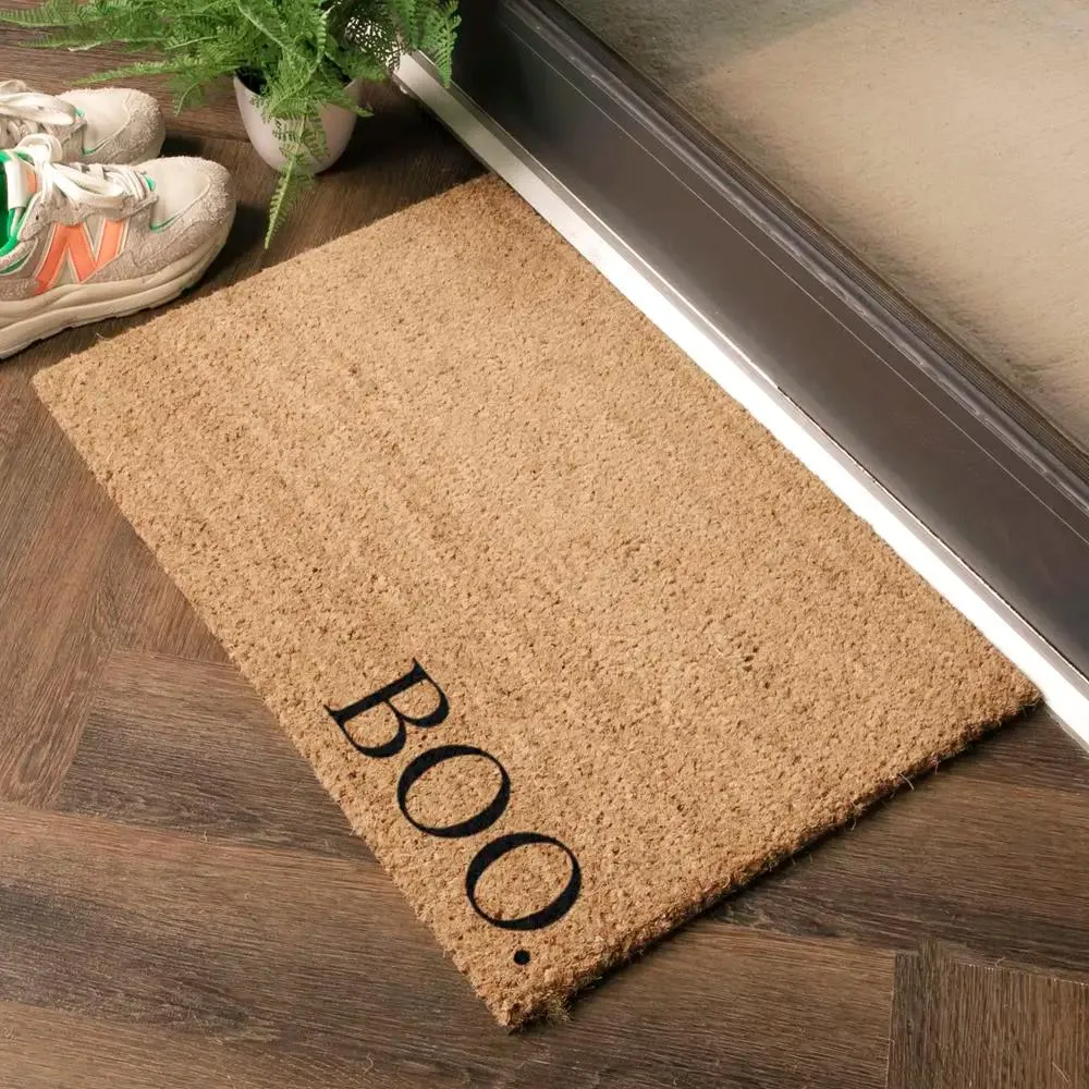 Rectangular Doormat with Typography - Boo Design