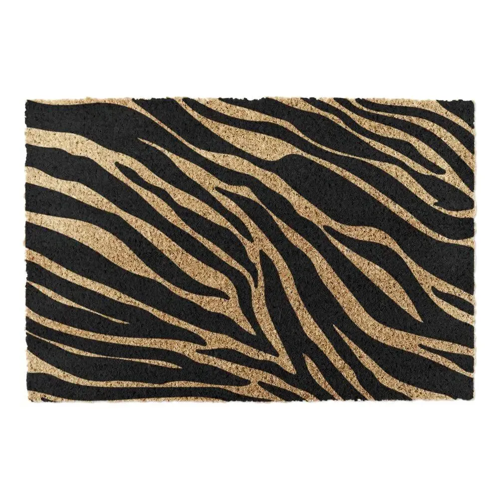 Rectangular Doormat - Zebra Print, Coir image