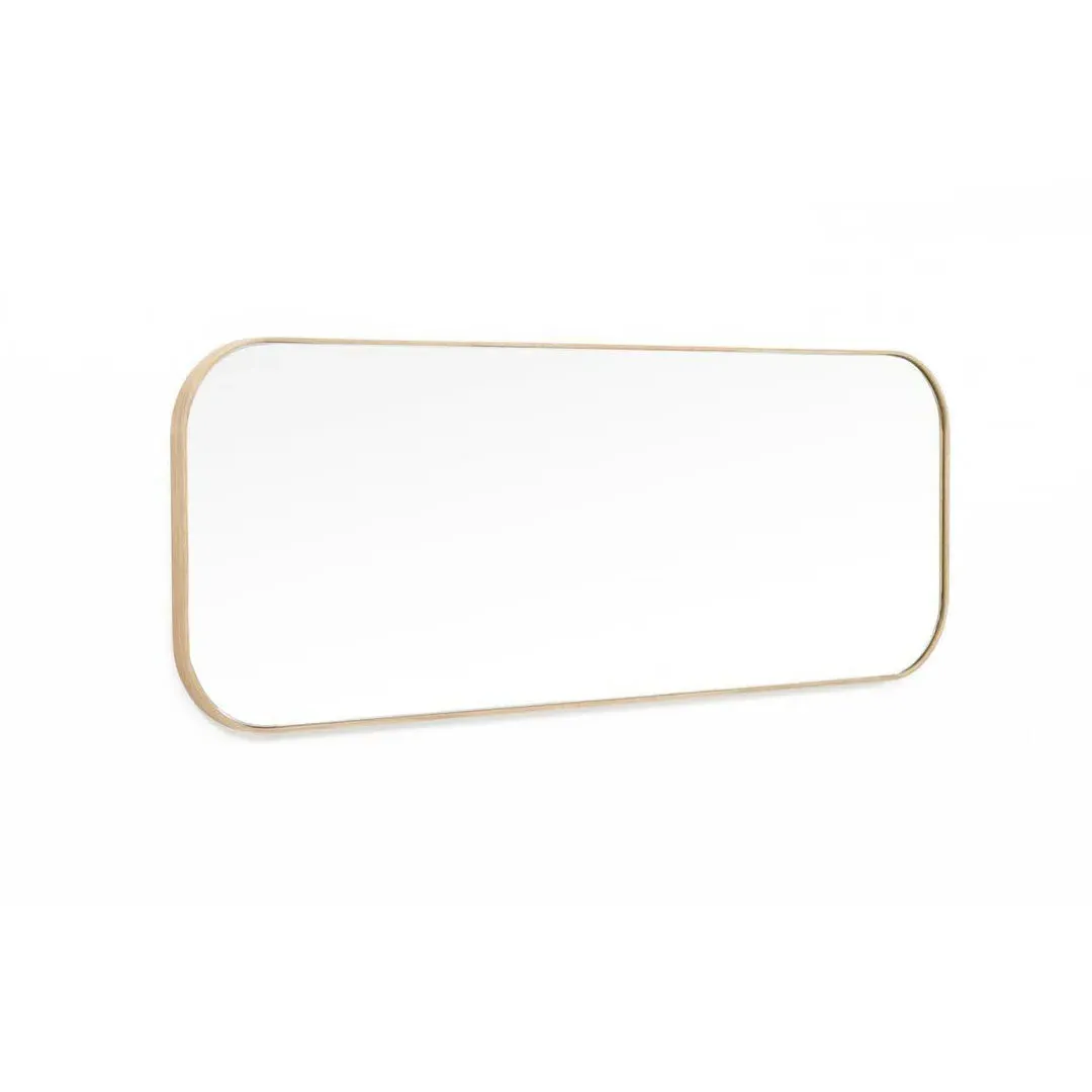 Rectangular Wall Mirror - Natural Oak