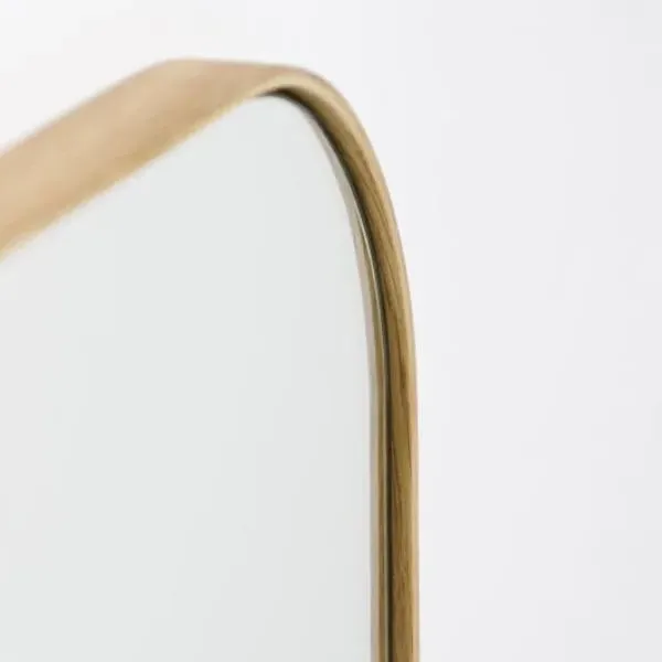 Rectangular Wall Mirror - Natural Oak