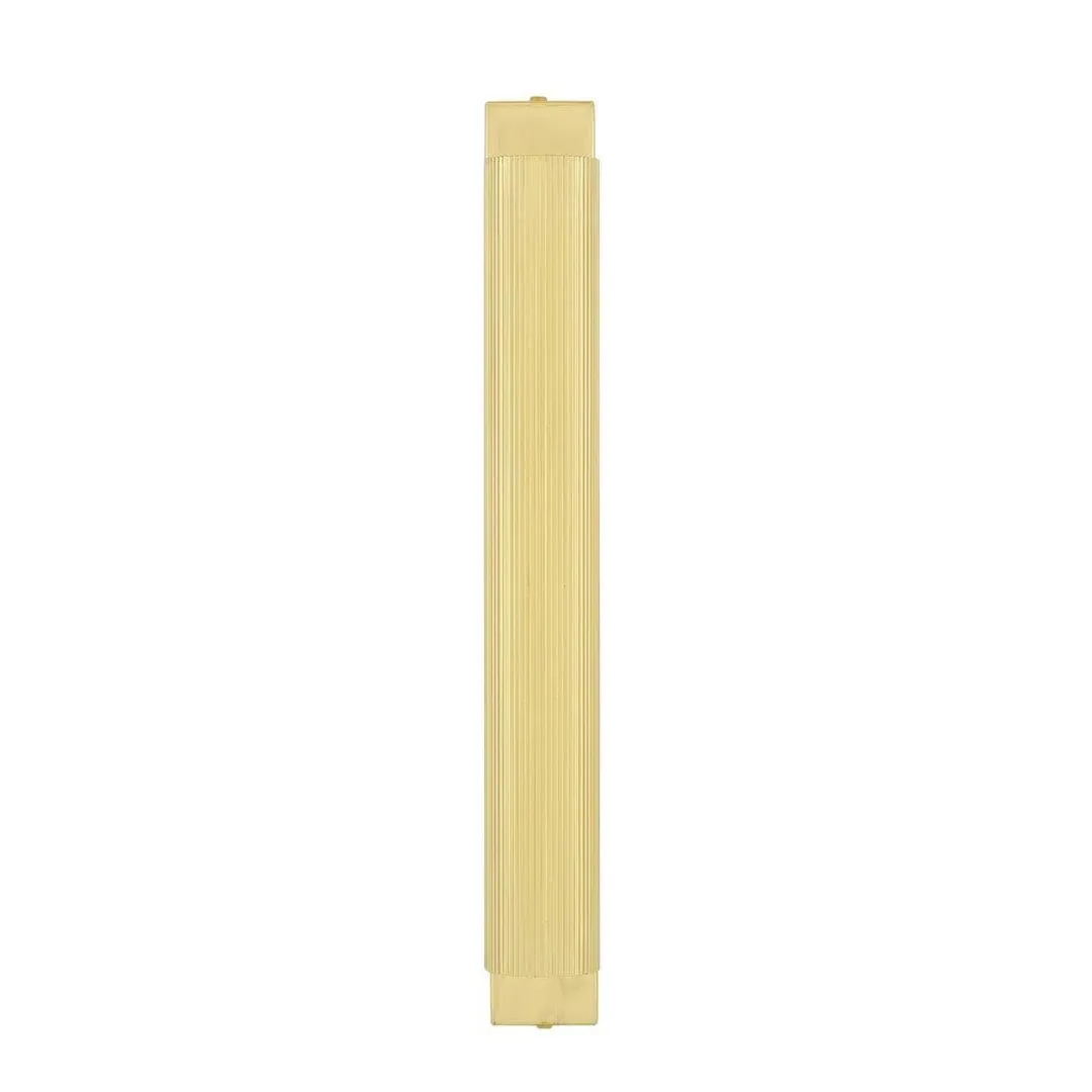 Reeded Wall Light - Brass