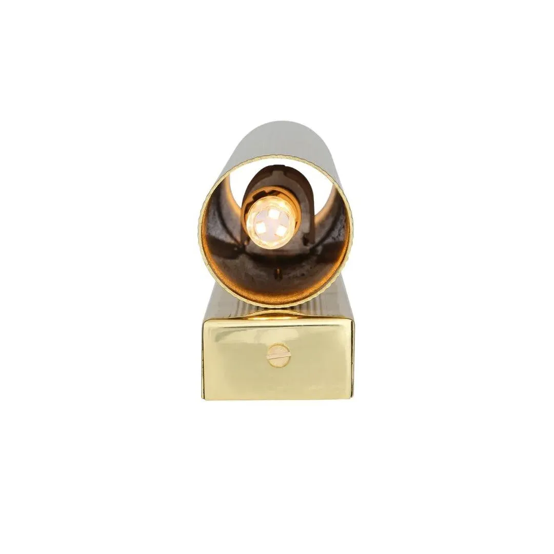 Reeded Wall Light - Brass