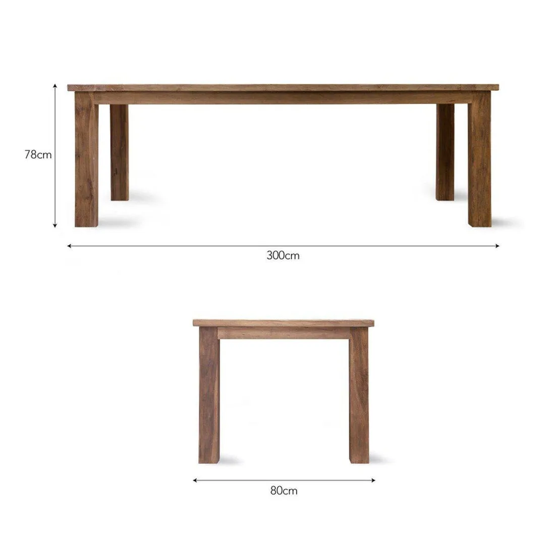 Refectory Dining Table - Teak Wood