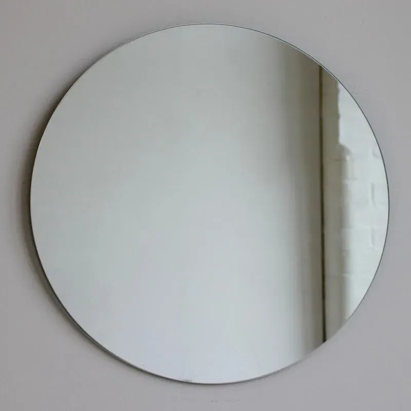 Round Frameless Mirror - Silver image