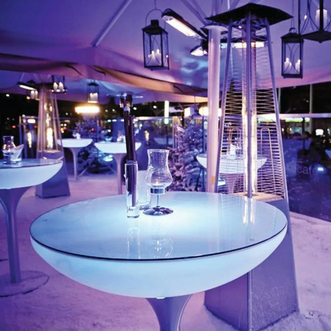 Round Light-Up Table - LED, Outdoor