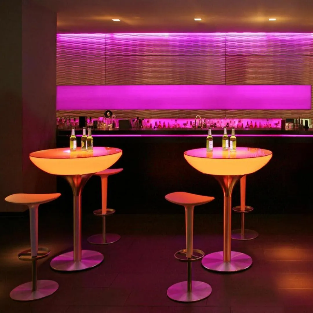 Round Light-Up Table - LED, Outdoor