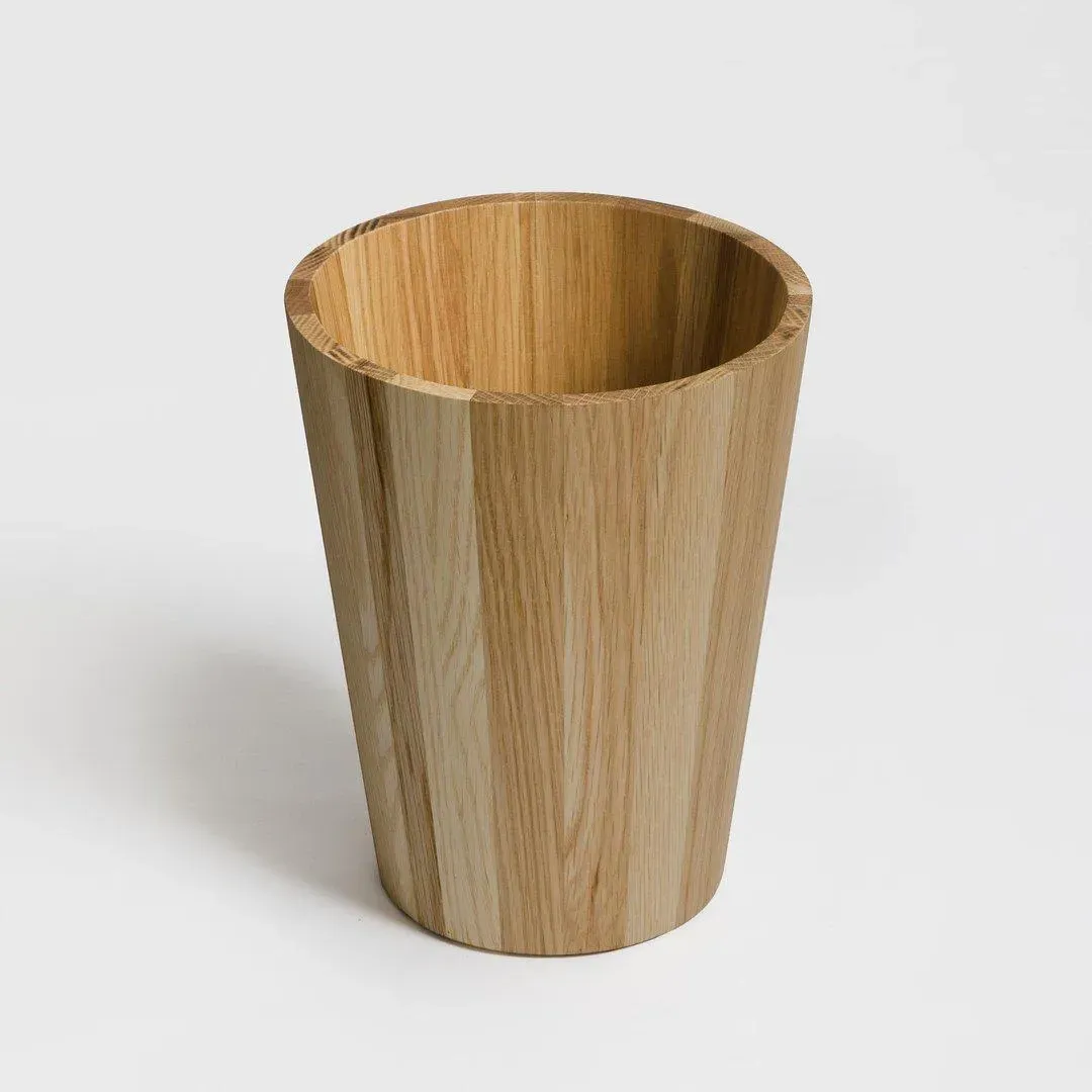 Round Storage Bin - Natural, Oak