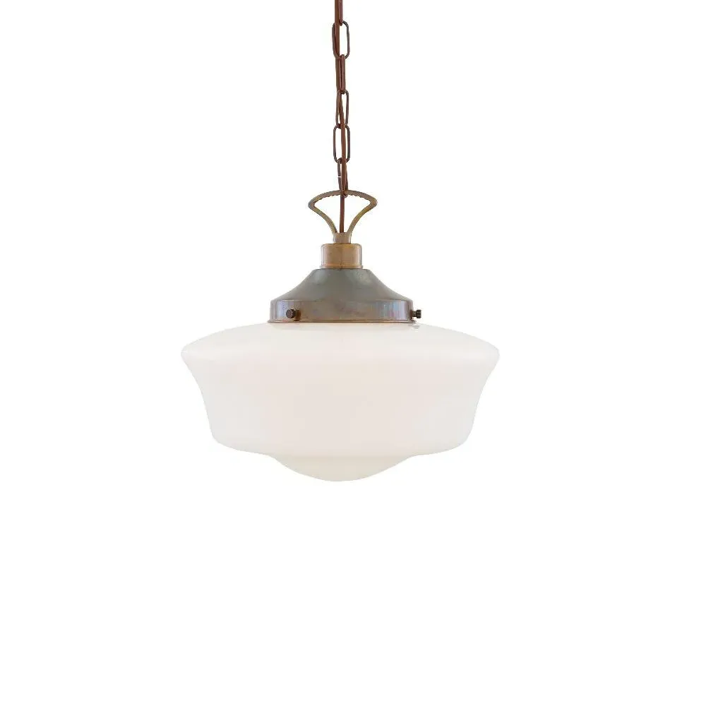 Schoolhouse Pendant Light - Antique Brass image