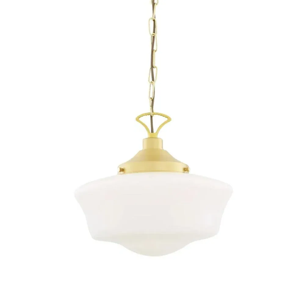 Schoolhouse Pendant Light - Polished Brass