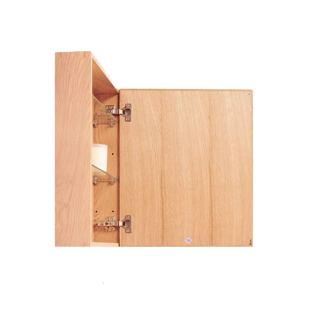 Slimline Cabinet 550 - Natural Oak