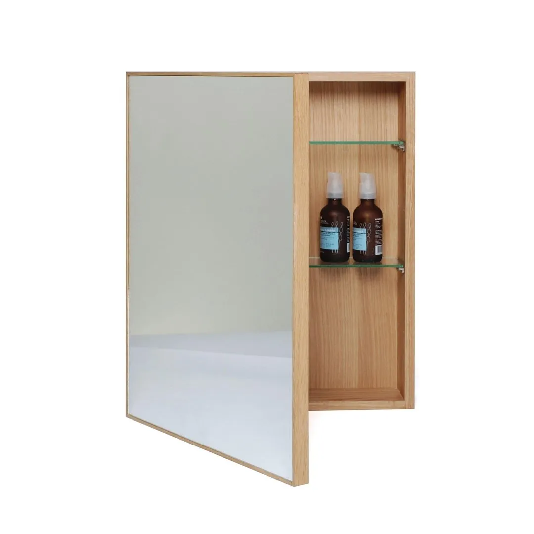 Slimline Cabinet 550 - Natural Oak