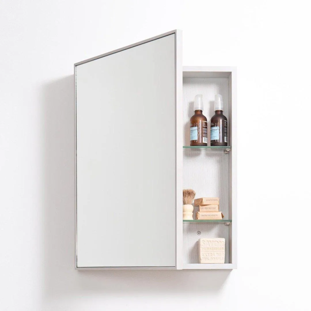 Slimline Cabinet 550 - Oyster White