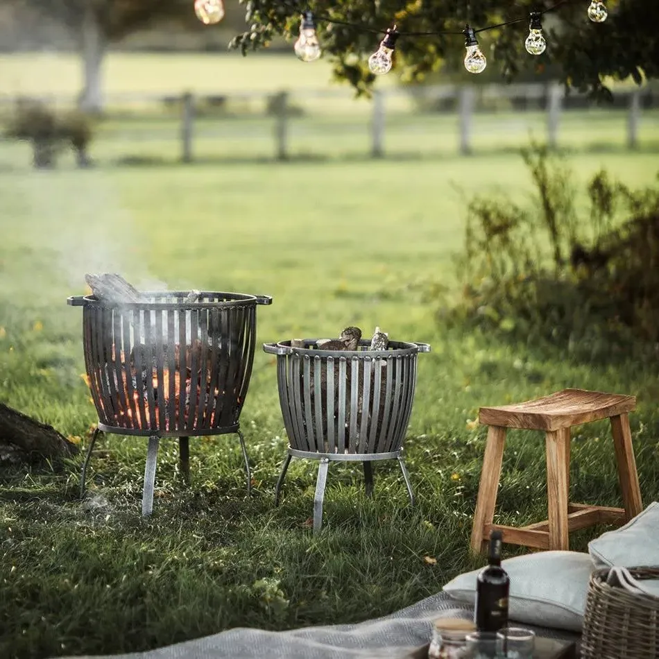 Small Fire Pit - Raw Metal image
