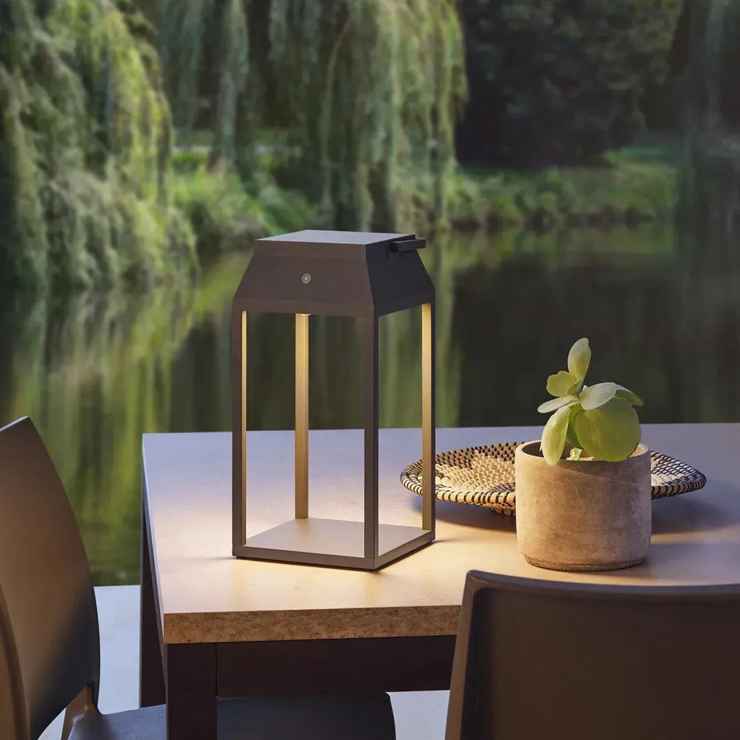 Solar Lantern with USB Charging - Anthracite image