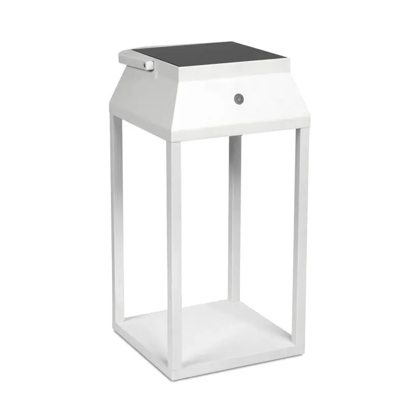 Solar Lantern with USB Charging - White