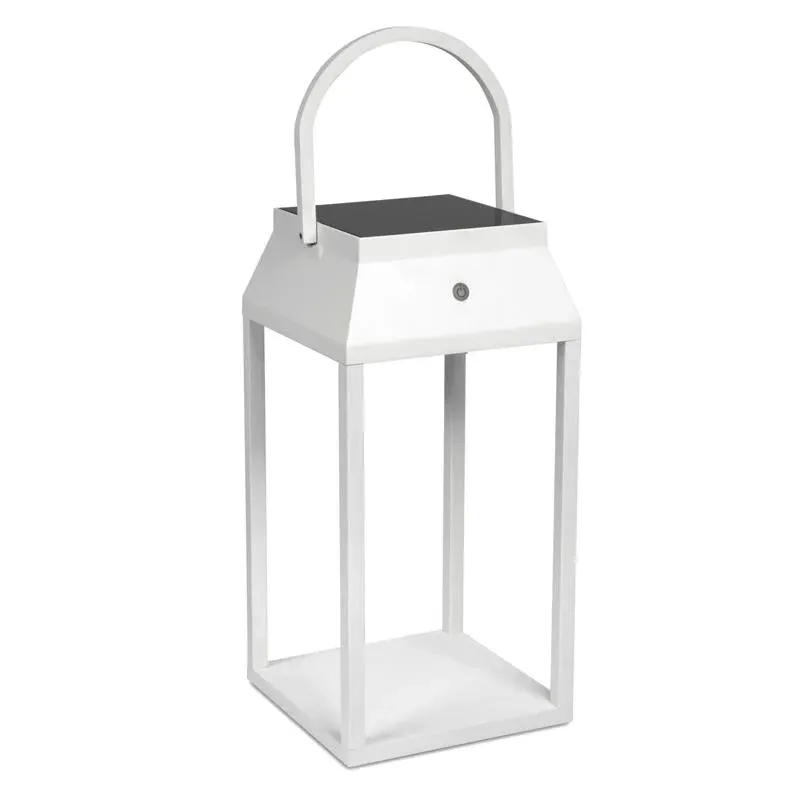 Solar Lantern with USB Charging - White