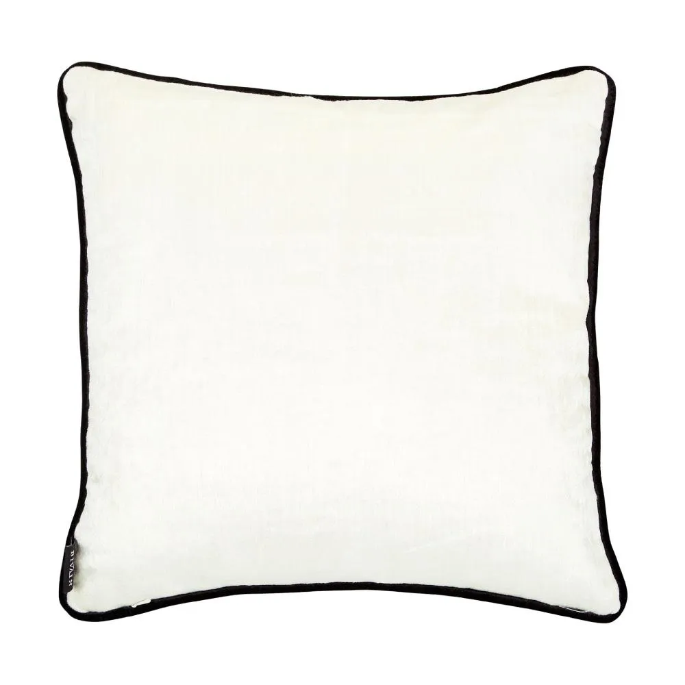 Square Cushion Ram Skeleton Print - Silk Twill