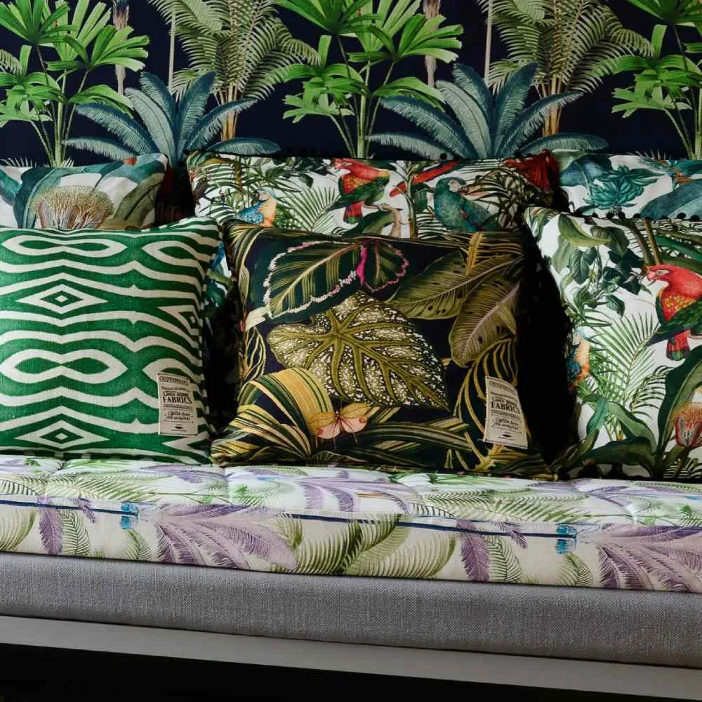 Square Cushion with Amazon Print - Fabric