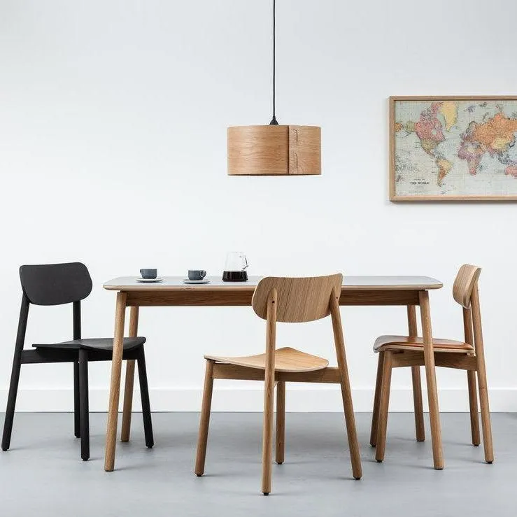 Square Dining Table - Oak, Solid Wood image
