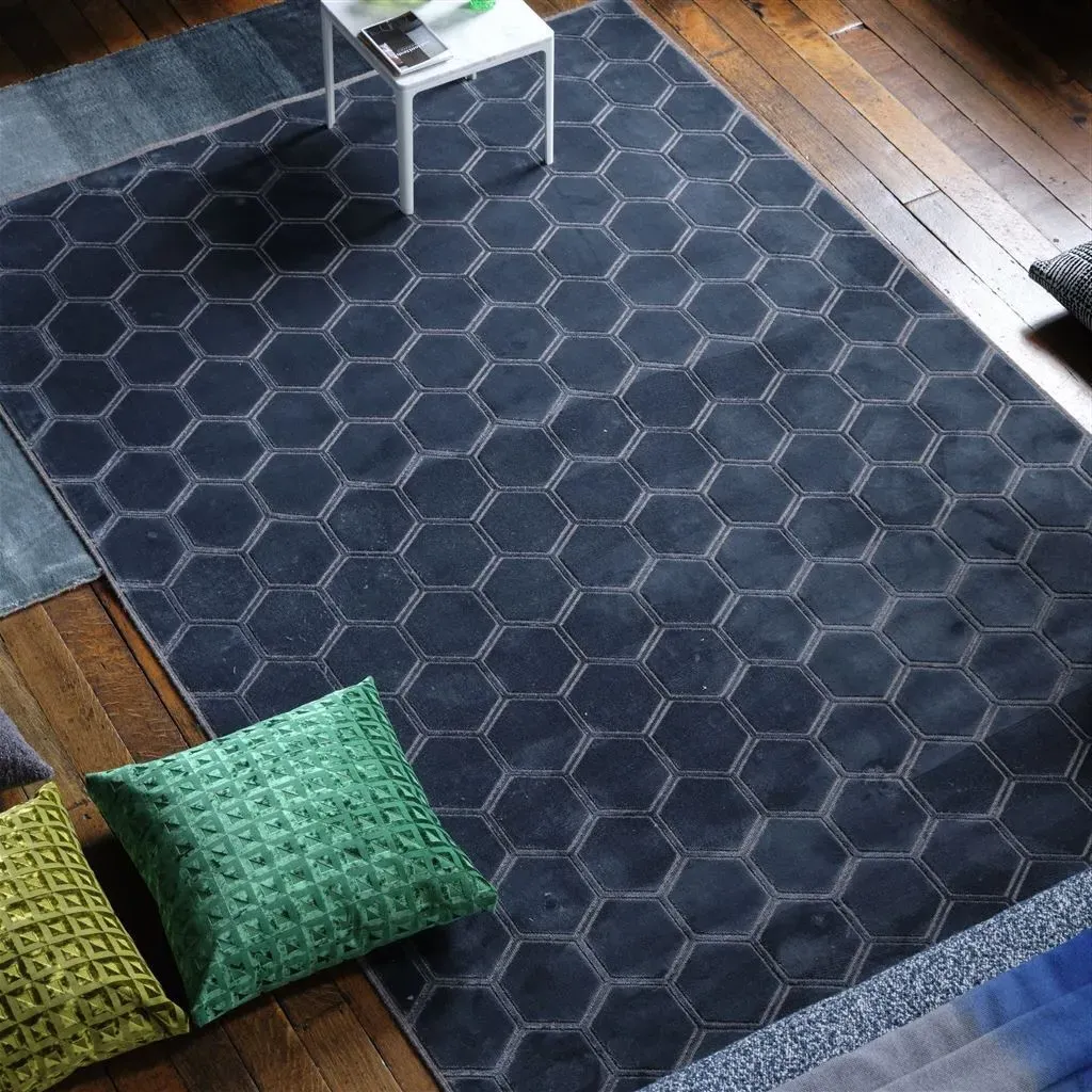 Standard Rug Hexagon Pattern - Delft, Wool image