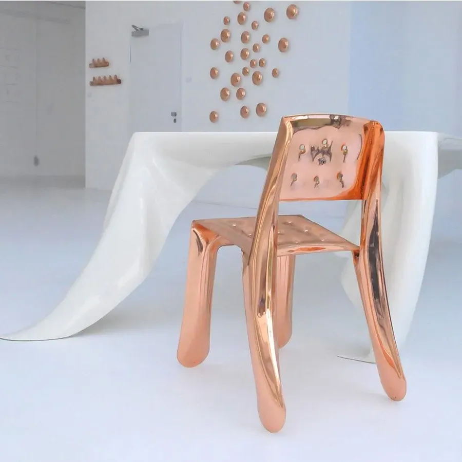 Steel Chair with FiDU Technology - Copper