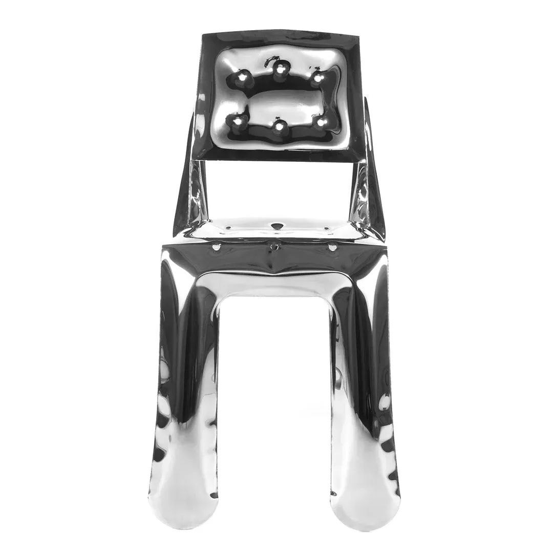 Steel Chair with FiDU Technology - Polished Inox