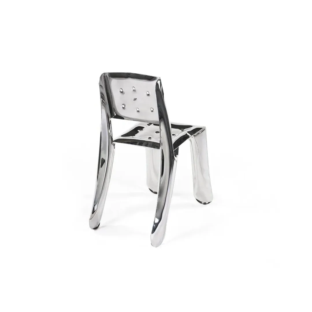 Steel Chair with FiDU Technology - Polished Inox