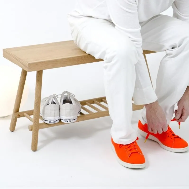 Storage Bench Seat - Natural, Oak
