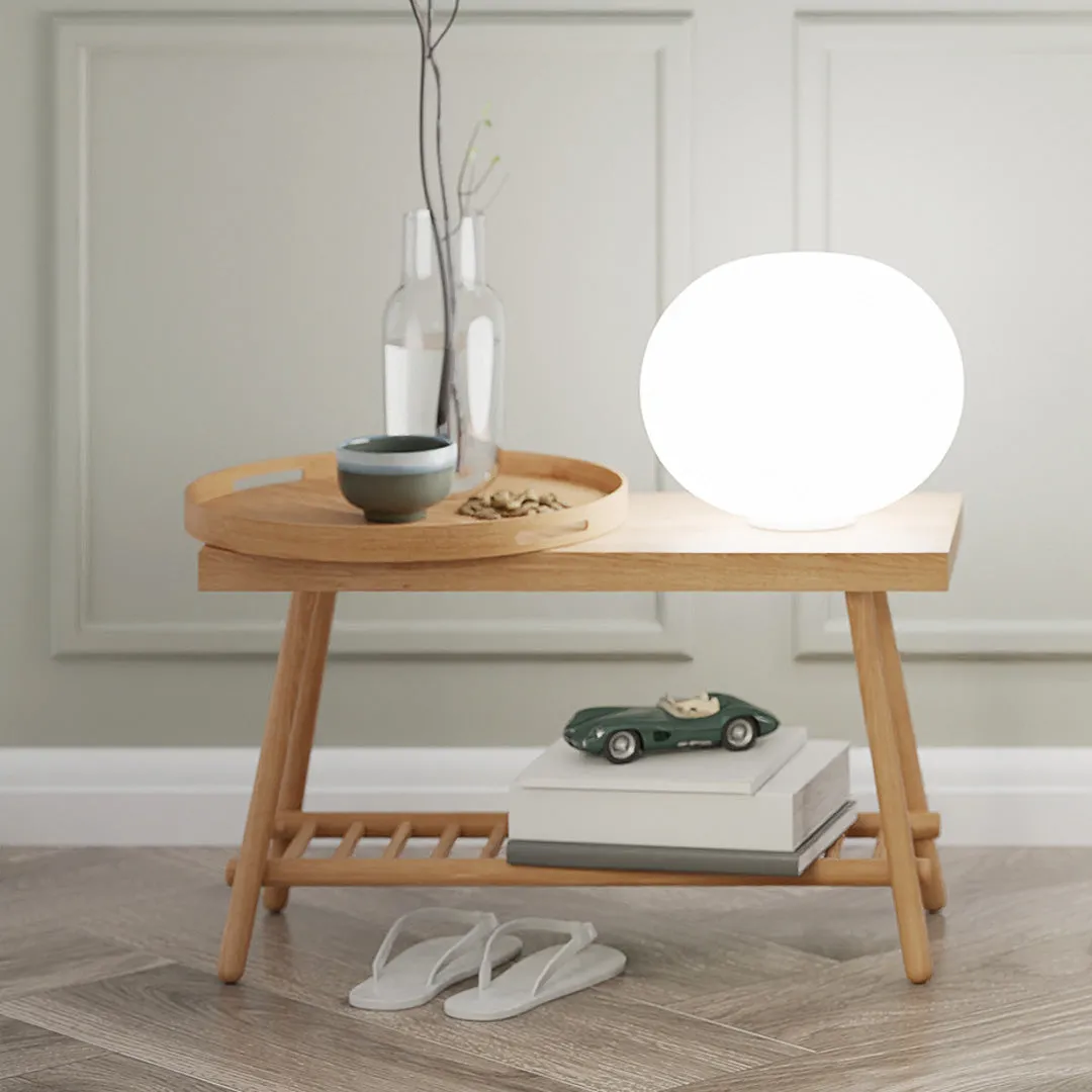 Storage Bench Seat - Natural, Oak image