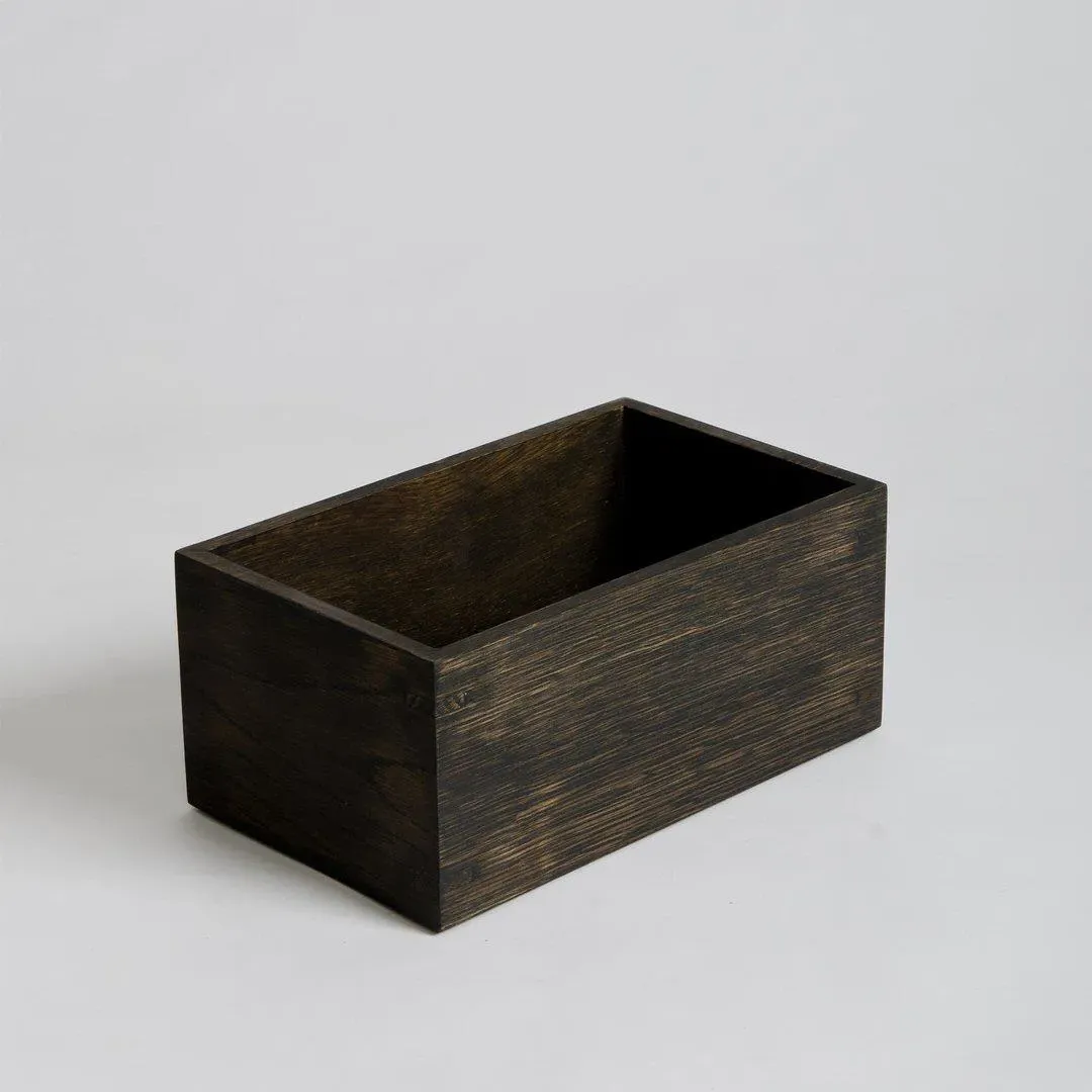 Storage Box - Dark Oak, Solid Wood