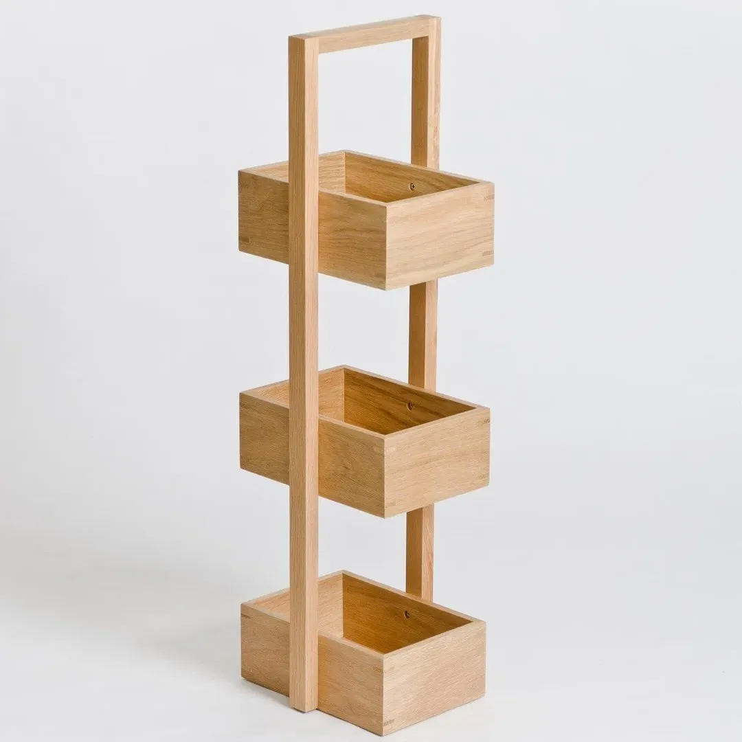 Storage Caddy - Natural Oak