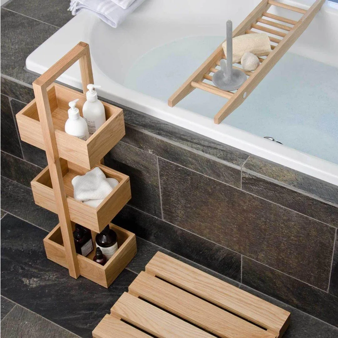Storage Caddy - Natural Oak