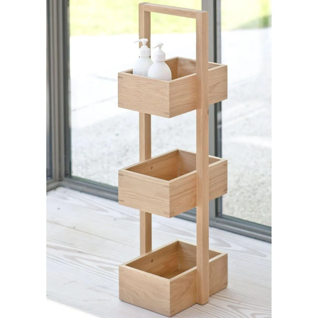 Storage Caddy - Natural Oak