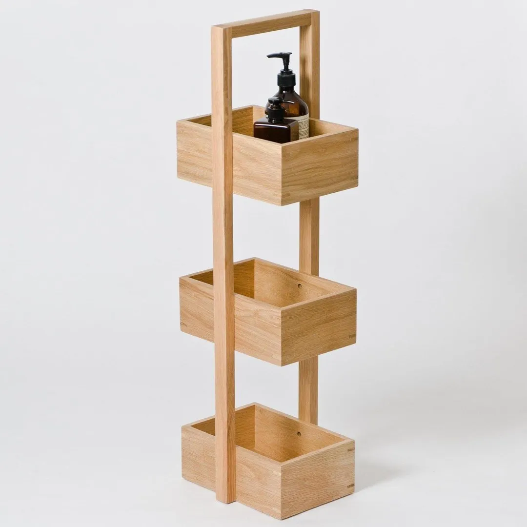 Storage Caddy - Natural Oak