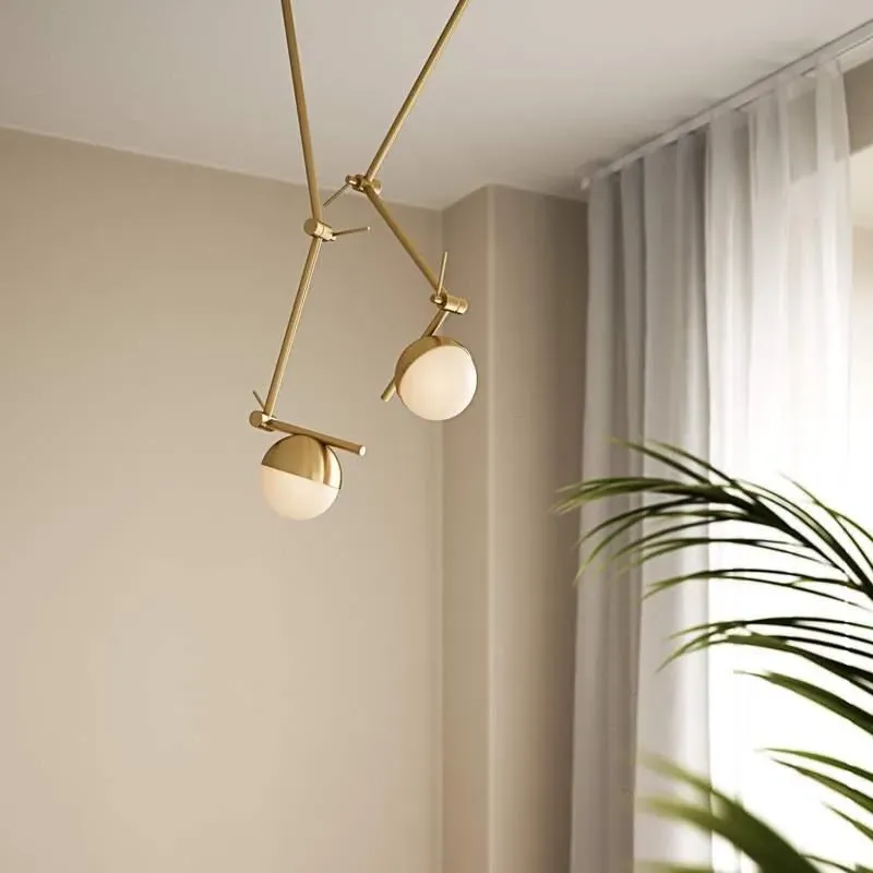 Swing Arm Wall Light - Brass