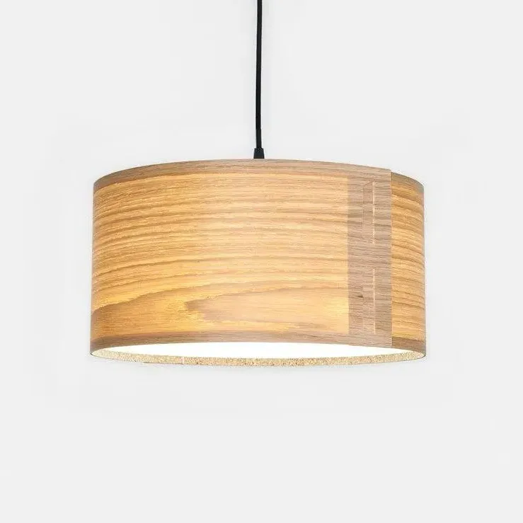Tab Pendant Light Shade - Oak Veneer
