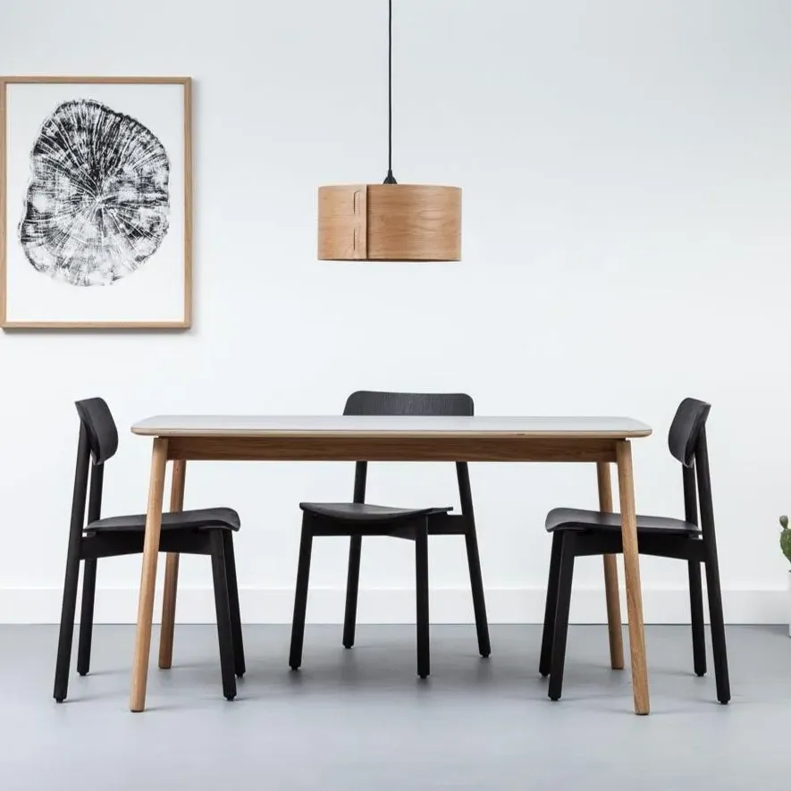 Tab Pendant Light Shade - Walnut Veneer