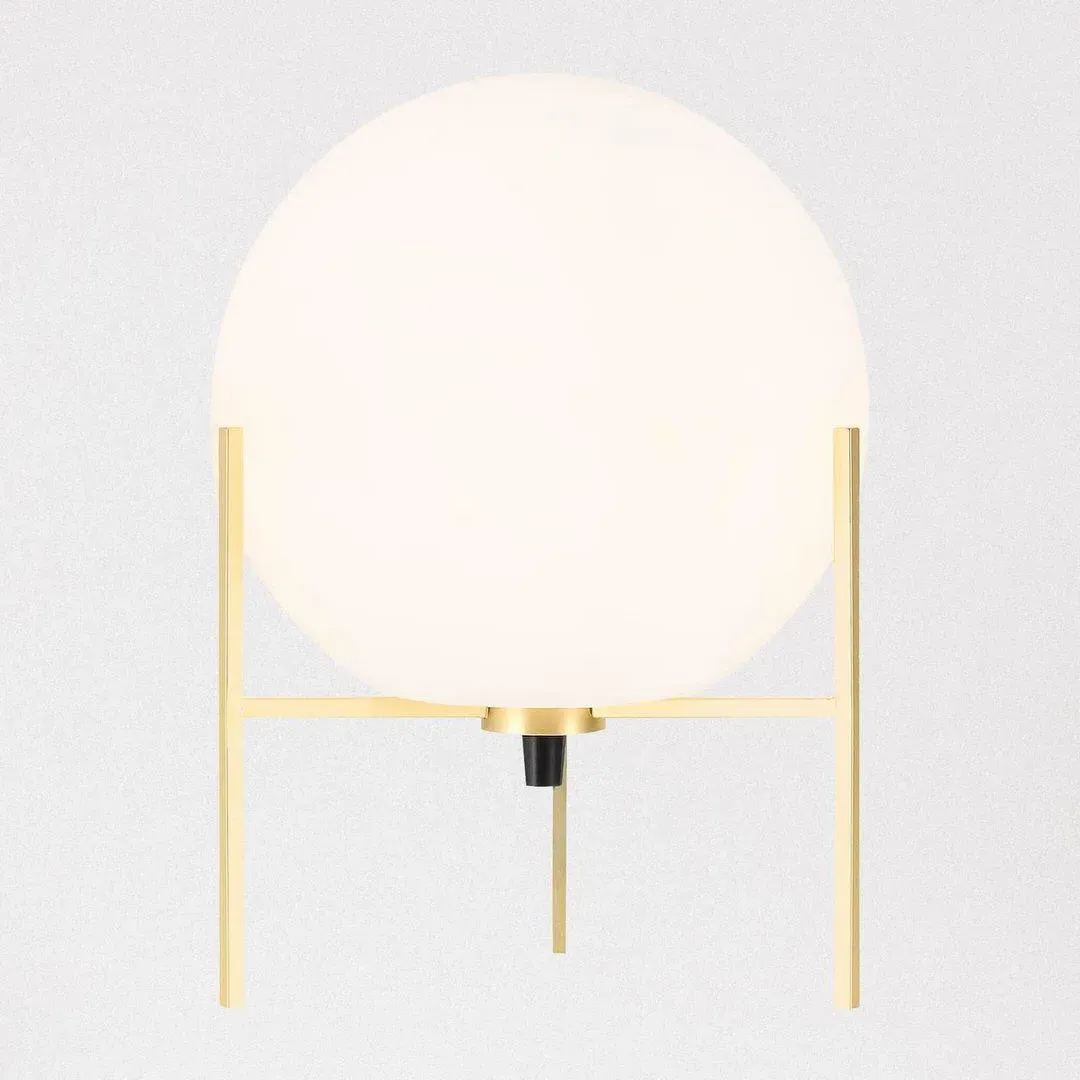Table Lamp - White, Glass