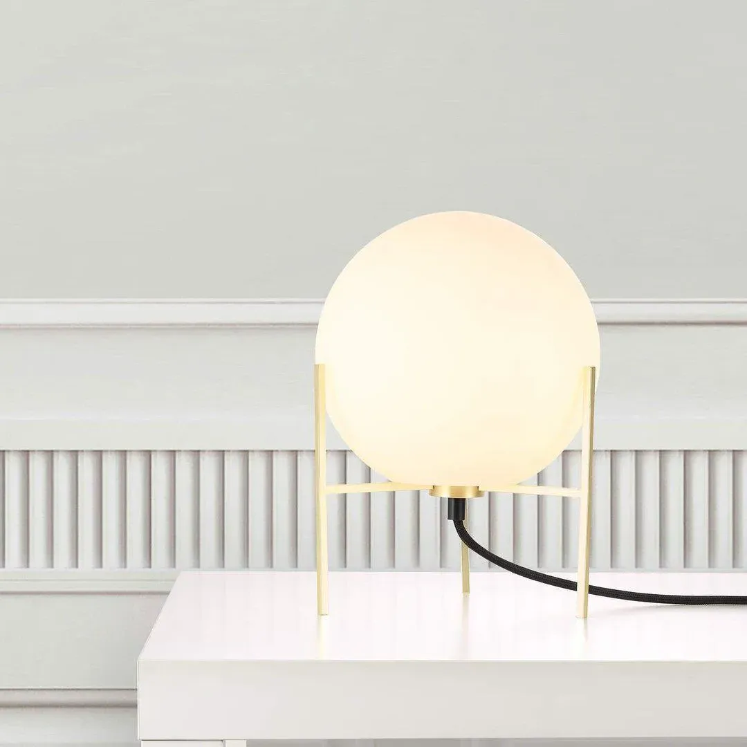 Table Lamp - White, Glass