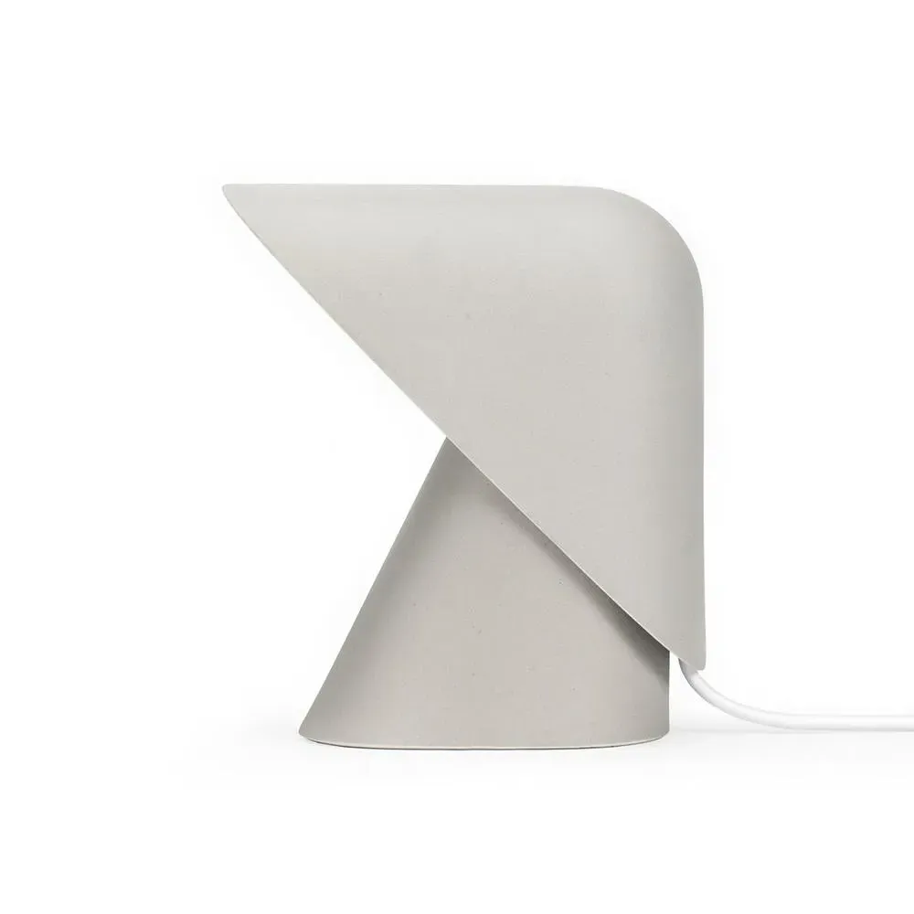 Table Lamp with Diffuser - Grey, Stoneware